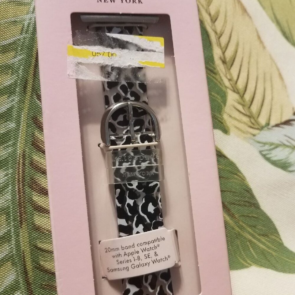 Kate Spade 20mm band comparable with Apple Watch Series I-8, SE & Samsung Galaxy